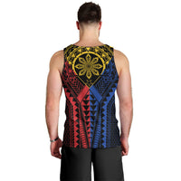 Philippines Batok Tribal Inspired Tattoo Men Tank Top LT05 - Polynesian Pride
