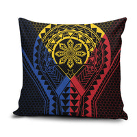 Philippines Batok Tribal Inspired Tattoo Pillow Cover LT05 Multicolor - Polynesian Pride