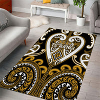 Aotearoa Ngai Te Rangi Area Rug Maori Tribal Pattern LT05 - Polynesian Pride