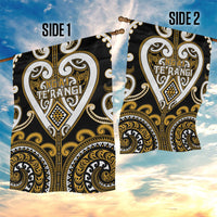 Aotearoa Ngai Te Rangi Garden Flag Maori Tribal Pattern LT05 - Polynesian Pride