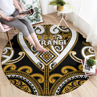 Aotearoa Ngai Te Rangi Round Carpet Maori Tribal Pattern LT05 - Polynesian Pride