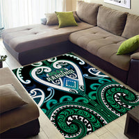 Aotearoa Ngati Ranginui Area Rug Maori Tribal Pattern LT05 - Polynesian Pride
