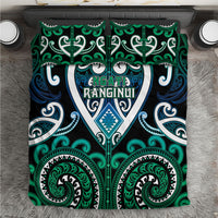 Aotearoa Ngati Ranginui Bedding Set Maori Tribal Pattern LT05 Cyan - Polynesian Pride