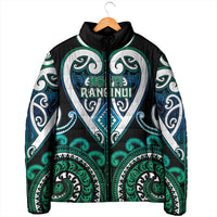 Custom Aotearoa Ngati Ranginui Padded Jacket Maori Tribal Pattern LT05 - Polynesian Pride