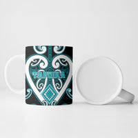 Custom Aotearoa Tapuika Ceramic Mug Maori Tribal Pattern LT05 - Polynesian Pride