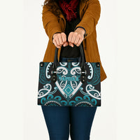 Aotearoa Tapuika Leather Bag Maori Tribal Pattern LT05 - Polynesian Pride