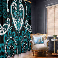 Aotearoa Tapuika Window Curtain Maori Tribal Pattern LT05 - Polynesian Pride