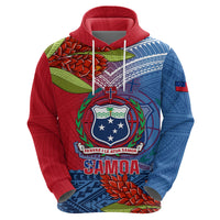 Personalized Samoa Hoodie Teuila Torch Ginger Mix Polynesian Tribal LT05 - Polynesian Pride