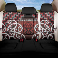 Aotearoa Mana Motuhake Back Car Seat Cover Poutama With Maori Pattern - Polynesian Pride