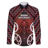 Personalised Aotearoa Mana Motuhake Family Matching Short Sleeve Bodycon Dress and Hawaiian Shirt Poutama With Maori Pattern - Polynesian Pride