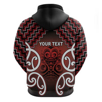 Personalised Aotearoa Mana Motuhake Hoodie Poutama With Maori Pattern LT05 - Polynesian Pride