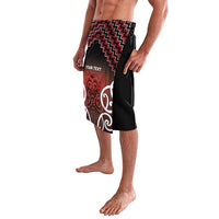Personalised Aotearoa Mana Motuhake Lavalava Poutama With Maori Pattern - Polynesian Pride
