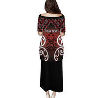 Personalised Aotearoa Mana Motuhake Puletasi Poutama With Maori Pattern - Polynesian Pride