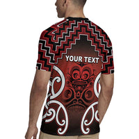 Personalised Aotearoa Mana Motuhake Rugby Jersey Poutama With Maori Pattern - Polynesian Pride