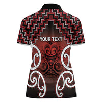 Personalised Aotearoa Mana Motuhake Women Polo Shirt Poutama With Maori Pattern - Polynesian Pride
