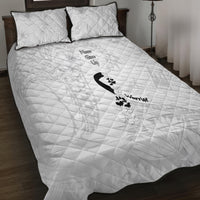 Lung Cancer Awareness Quilt Bed Set Never Give Up Polynesian Style LT05 - Polynesian Pride