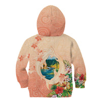 Hawaii Kauai Na Pali Coast Landscape Kid Hoodie