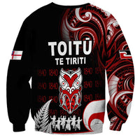 Aotearoa Toitu He Whakaputanga Sweatshirt Toitu Te Tiriti O Waitangi