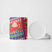 Wallis And Futuna Christmas Ceramic Mug Festive Beach Vibes - Polynesian Pride