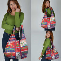 Wallis And Futuna Christmas Grocery Bag Festive Beach Vibes - Polynesian Pride