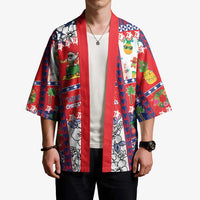 Wallis And Futuna Christmas Kimono Festive Beach Vibes - Polynesian Pride