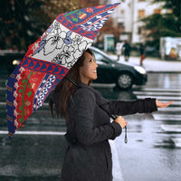 Wallis And Futuna Christmas Umbrella Festive Beach Vibes - Polynesian Pride