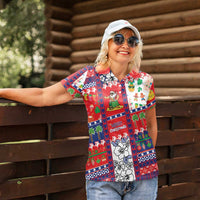 Wallis And Futuna Christmas Women Polo Shirt Festive Beach Vibes LT05 - Polynesian Pride