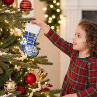 Northern Mariana Islands Christmas Stocking Festive Beach Vibes - Polynesian Pride