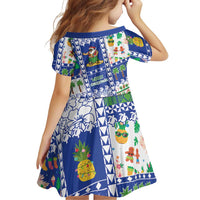 Northern Mariana Islands Christmas Family Matching Tank Maxi Dress and Hawaiian Shirt Festive Beach Vibes LT05 - Polynesian Pride