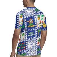 Northern Mariana Islands Christmas Rugby Jersey Festive Beach Vibes - Polynesian Pride