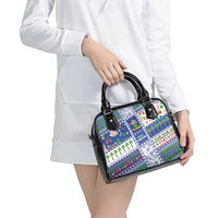 Northern Mariana Islands Christmas Shoulder Handbag Festive Beach Vibes - Polynesian Pride
