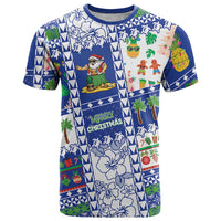 Northern Mariana Islands Christmas T Shirt Festive Beach Vibes - Polynesian Pride