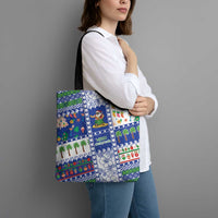 Northern Mariana Islands Christmas Tote Bag Festive Beach Vibes - Polynesian Pride