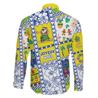 New Caledonia Christmas Family Matching Puletasi and Hawaiian Shirt Festive Beach Vibes - Polynesian Pride