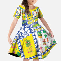 New Caledonia Christmas Family Matching Summer Maxi Dress and Hawaiian Shirt Festive Beach Vibes - Polynesian Pride