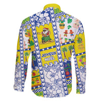 New Caledonia Christmas Family Matching Tank Maxi Dress and Hawaiian Shirt Festive Beach Vibes LT05 - Polynesian Pride