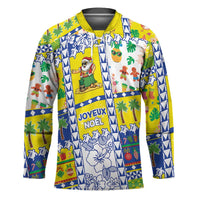 New Caledonia Christmas Hockey Jersey Festive Beach Vibes - Polynesian Pride