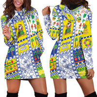 New Caledonia Christmas Hoodie Dress Festive Beach Vibes - Polynesian Pride