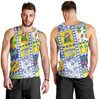 New Caledonia Christmas Men Tank Top Festive Beach Vibes - Polynesian Pride
