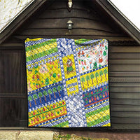 New Caledonia Christmas Quilt Festive Beach Vibes - Polynesian Pride