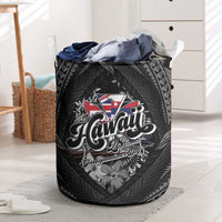 Hawaii November 28th Laundry Basket Kanaka Maoli Tribal Pattern - Polynesian Pride