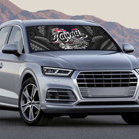 Hawaii November 28th Auto Sun Shade Kanaka Maoli Tribal Pattern - Polynesian Pride