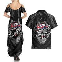 Hawaii November 28th Couples Matching Summer Maxi Dress and Hawaiian Shirt Kanaka Maoli Tribal Pattern LT05 - Polynesian Pride