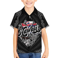 Hawaii November 28th Family Matching Summer Maxi Dress and Hawaiian Shirt Kanaka Maoli Tribal Pattern - Polynesian Pride