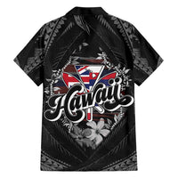 Hawaii November 28th Family Matching Tank Maxi Dress and Hawaiian Shirt Kanaka Maoli Tribal Pattern - Polynesian Pride