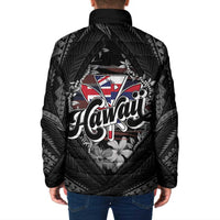 Hawaii November 28th Padded Jacket Kanaka Maoli Tribal Pattern - Polynesian Pride