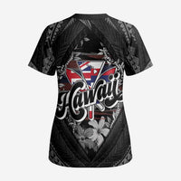 Hawaii November 28th Scrub Top Kanaka Maoli Tribal Pattern - Polynesian Pride