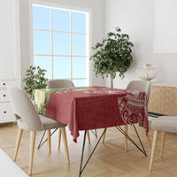 Puerto Rico Coqui Frog Tablecloth Tropical Flowers Polynesian Style - Polynesian Pride