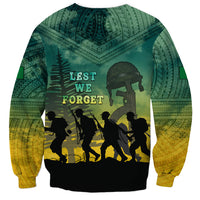 Norfolk Island ANZAC Day Sweatshirt Lest We Forget LT05 - Polynesian Pride