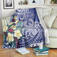 Hafa Adai Guam Blanket Latte Stone With Coconut Crab